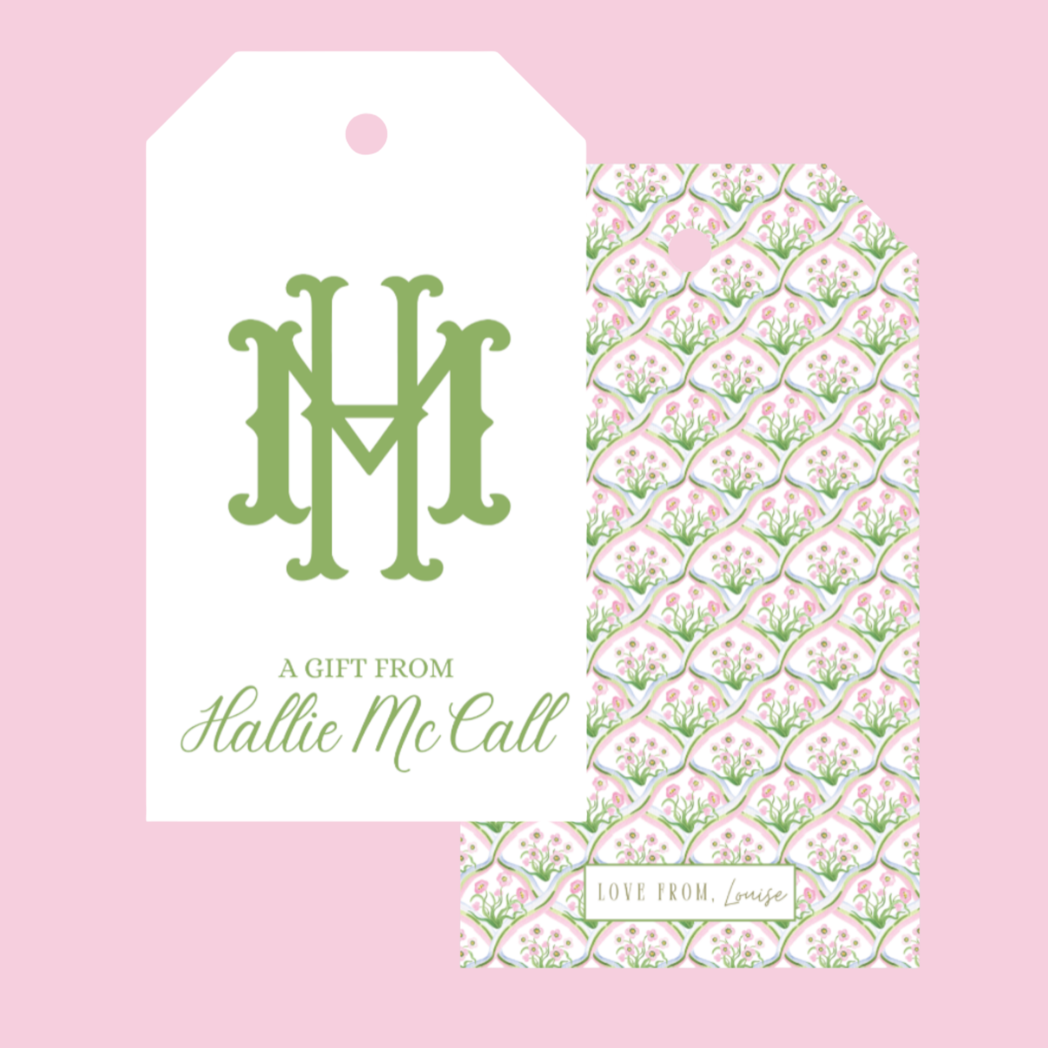 Monogram Gift Tags