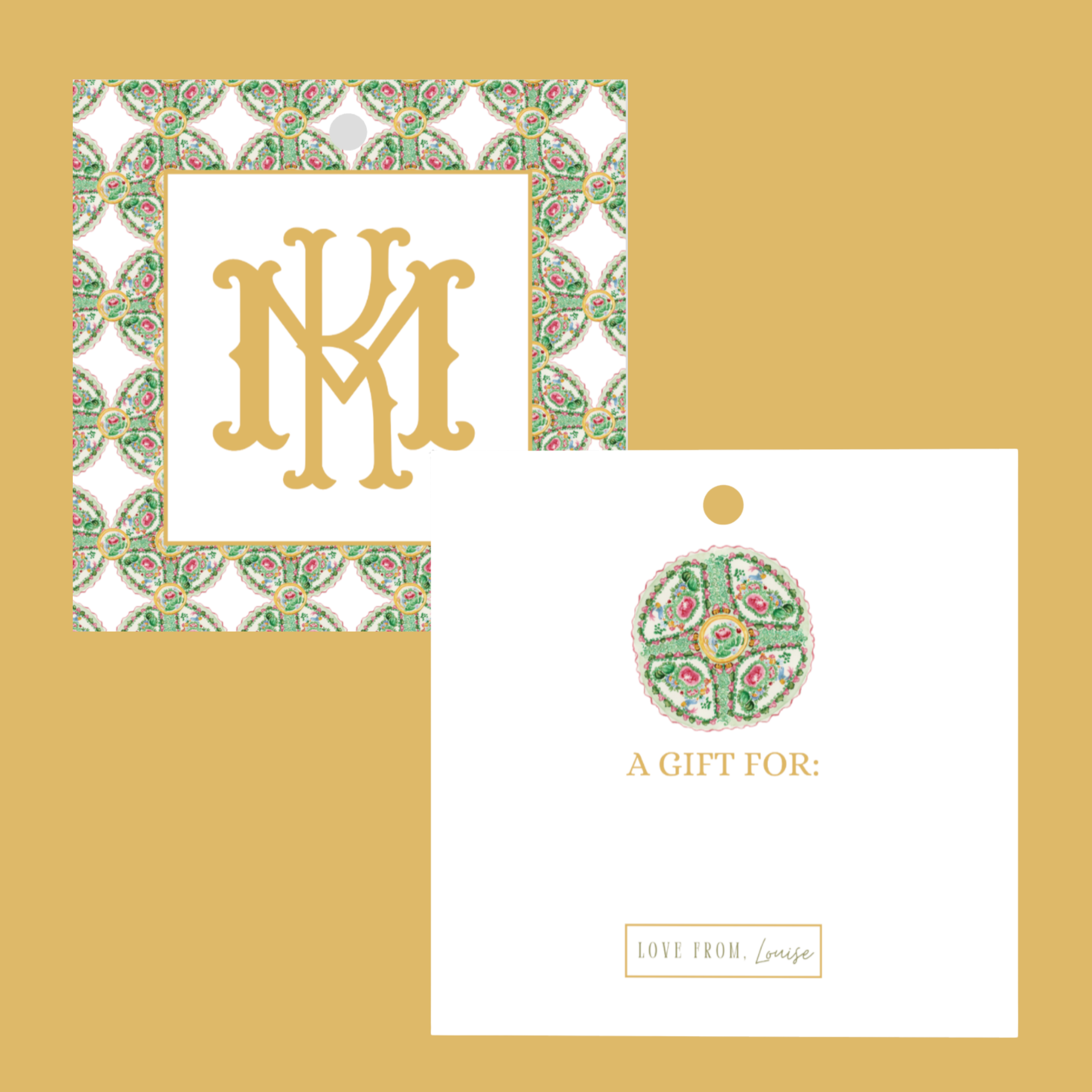 Famille Monogram Gift Tag (Set of 24)