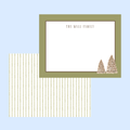Merry Evergreen Thank You Card (Set of 10)
