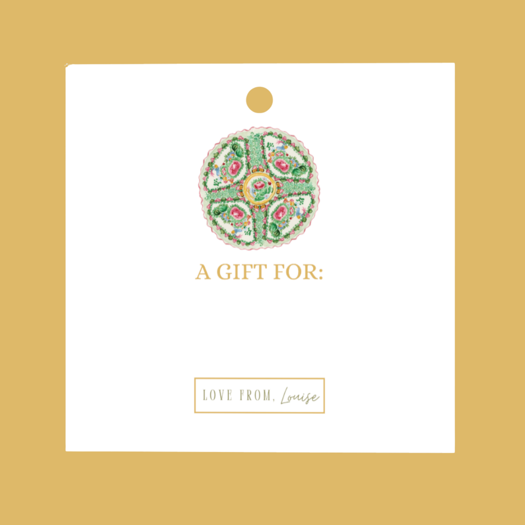 Famille Monogram Gift Tag (Set of 24)