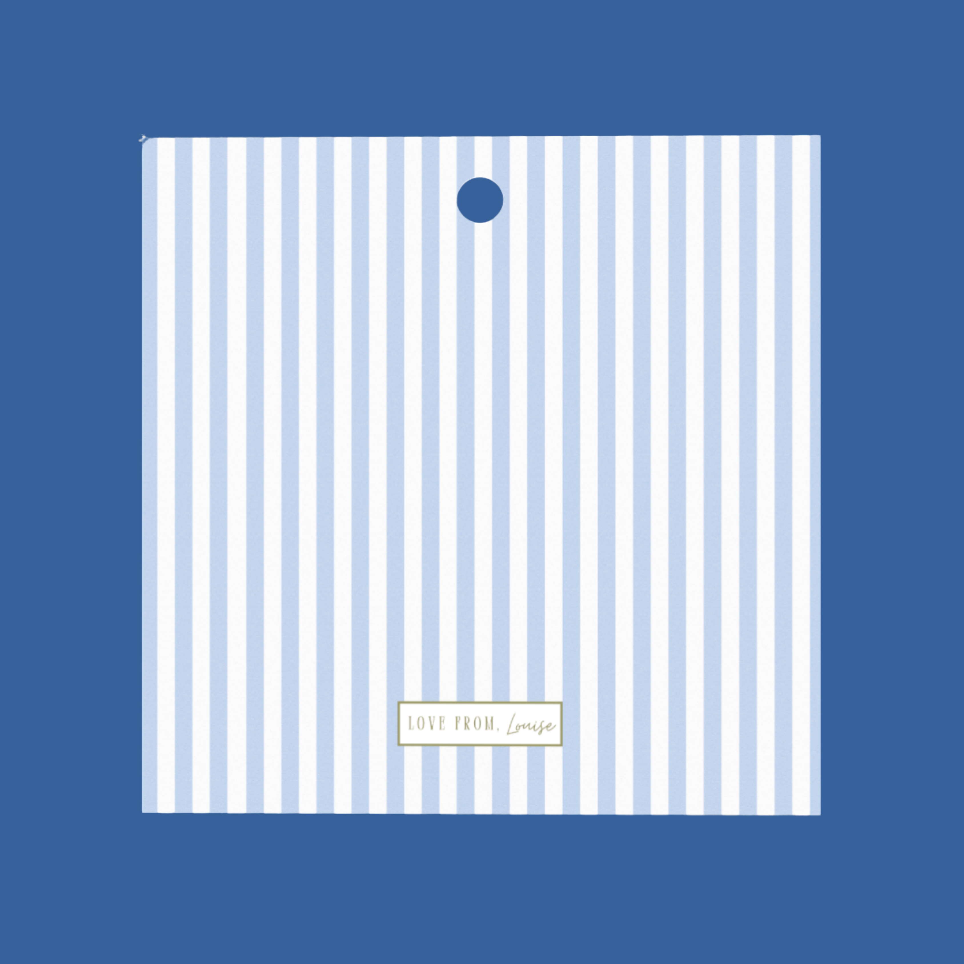 Chalmers St Monogram Gift Tag (Set of 24)