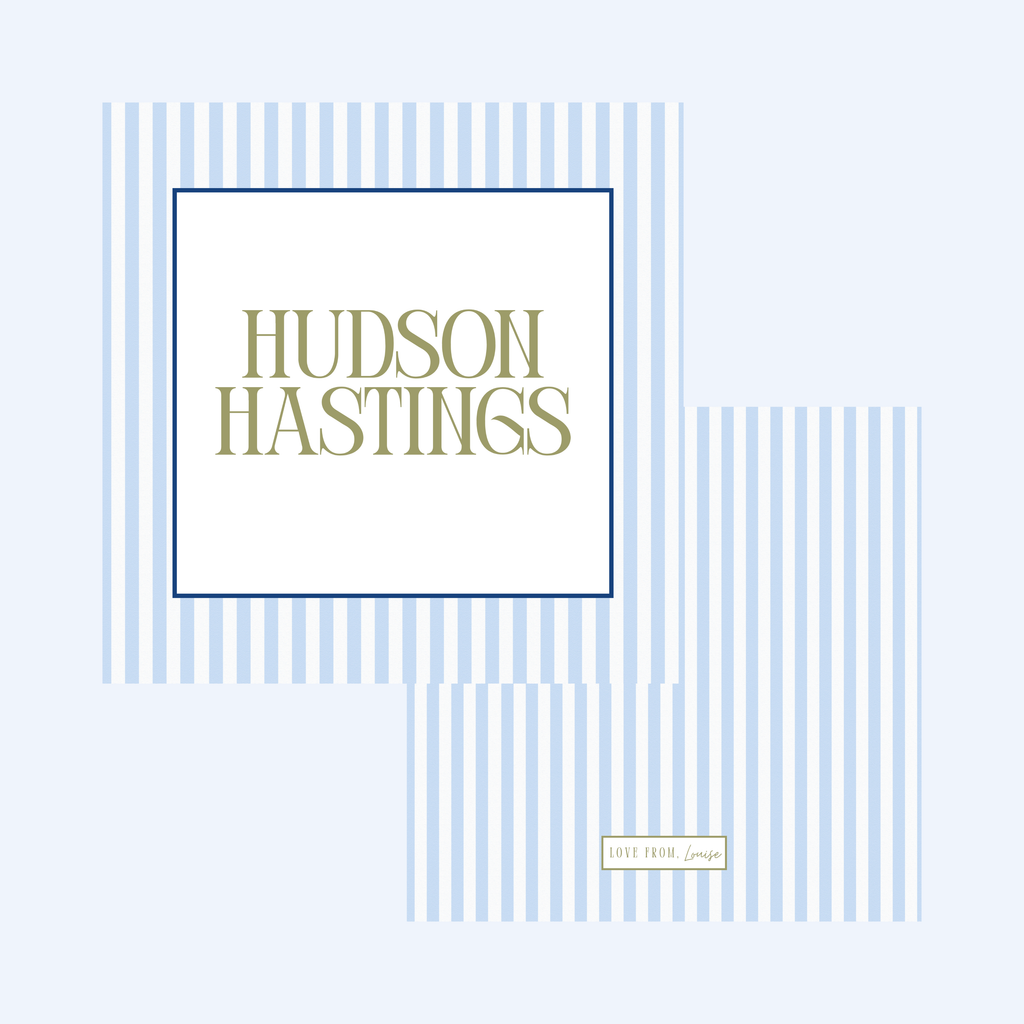 Baby Boy Diaper Bag Name Tag