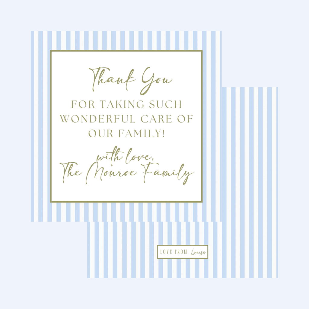 It's A Boy! Nurse Enclosure Cards (Set of 12)