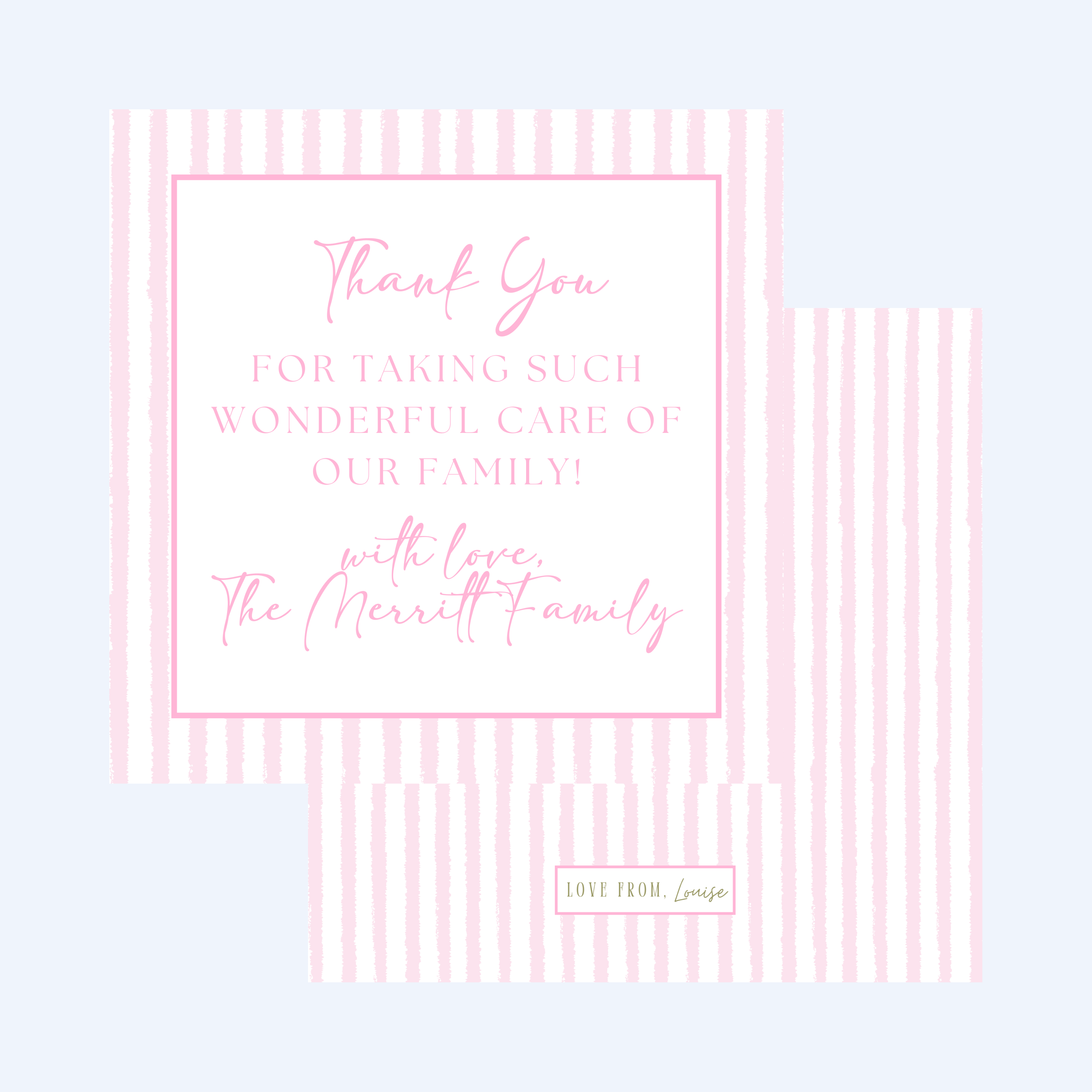 It's A Girl! Nurse Enclosure Card (Set of 12)