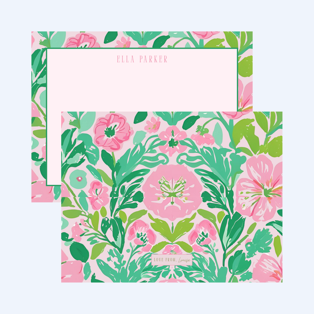 Flowers For You Thank You Card (Set of 20)
