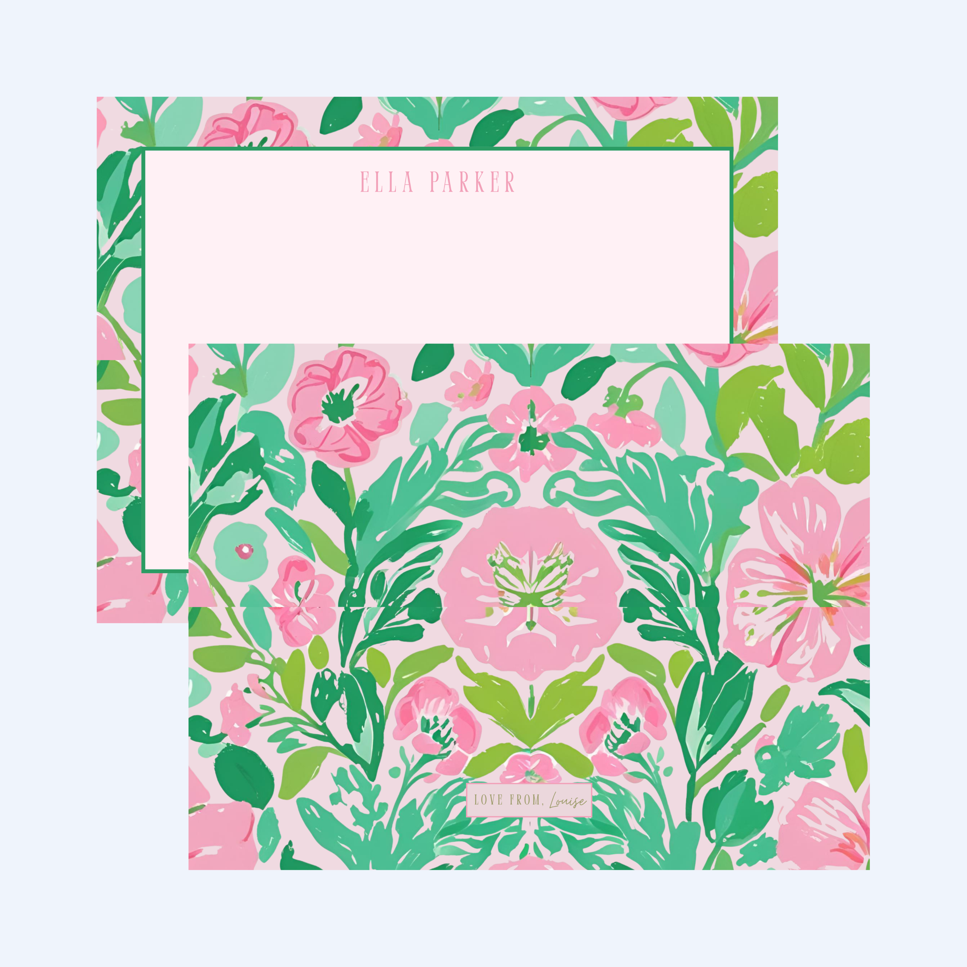 Flowers For You Thank You Card (Set of 20)