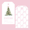 Pretty Pink Christmas Gift Tag (Set of 24)