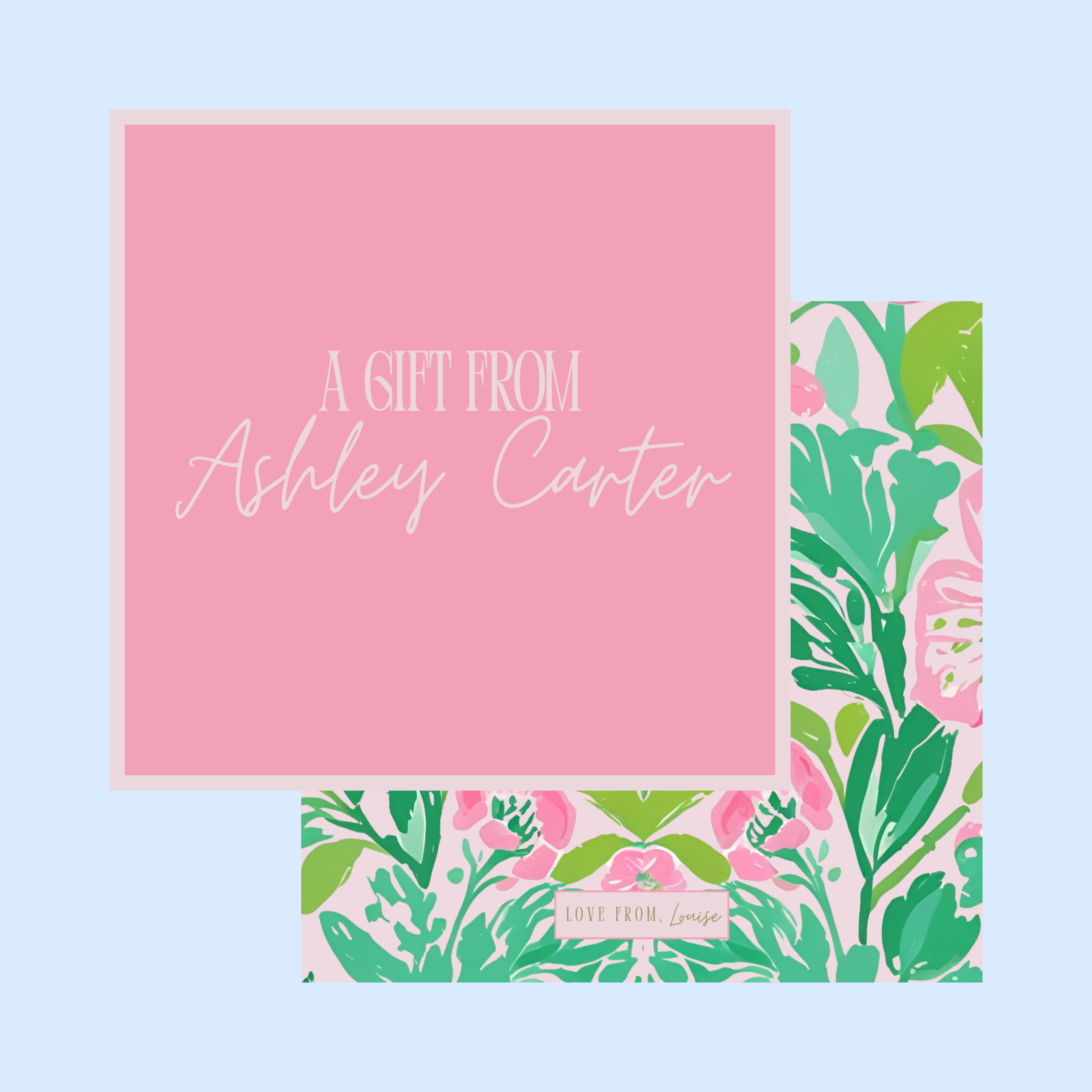 Flowers For You Enclosure Card (Set of 24)