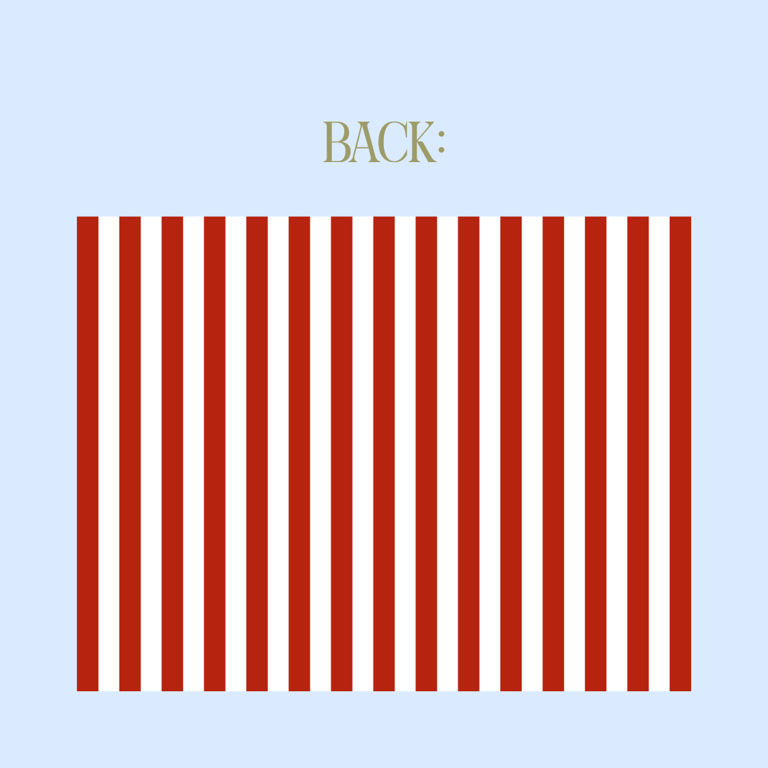 Red Bow Thank You Card (Set of 10)