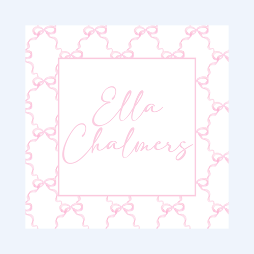 Baby Girl Diaper Bag Name Tag