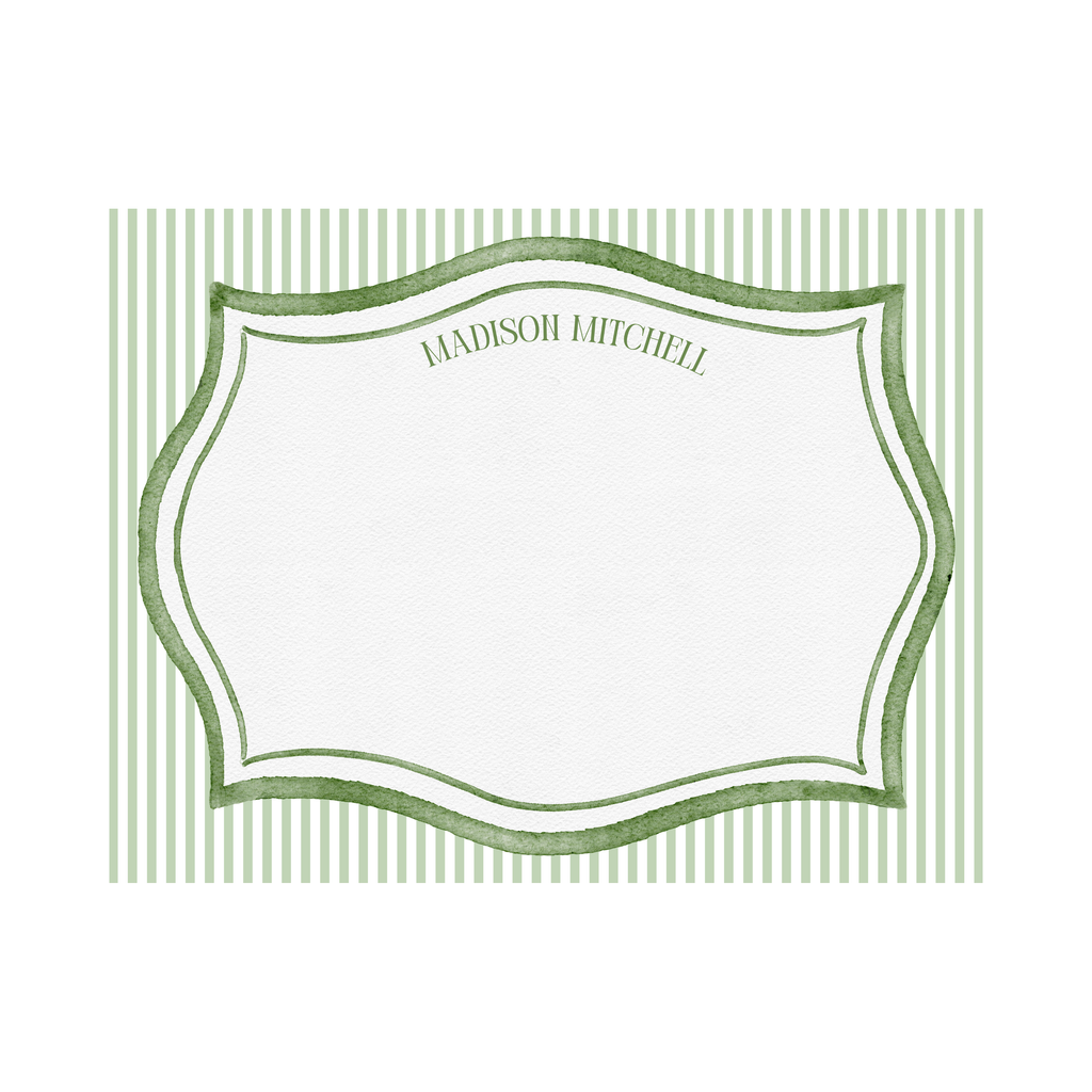 Heirloom Stripe Thank You Card (Set of 20)