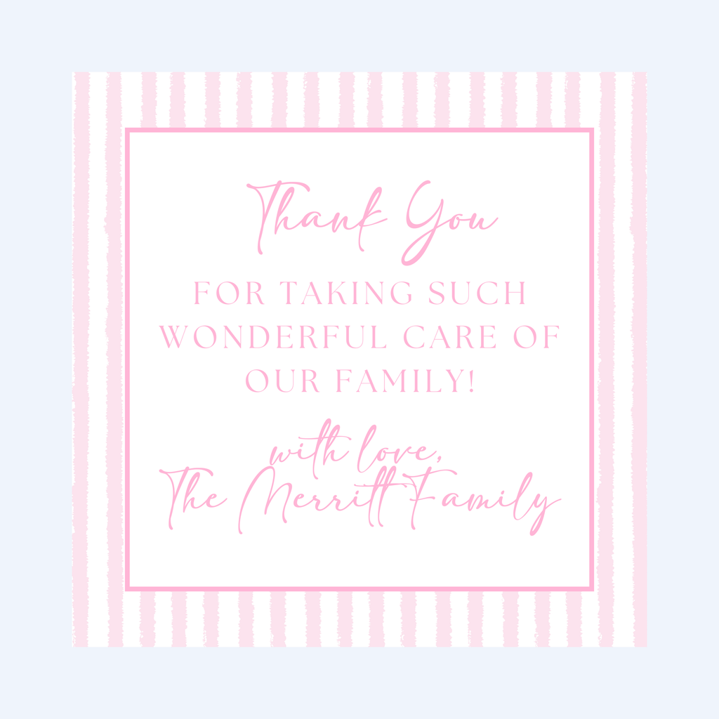 It's A Girl! Nurse Enclosure Card (Set of 12)