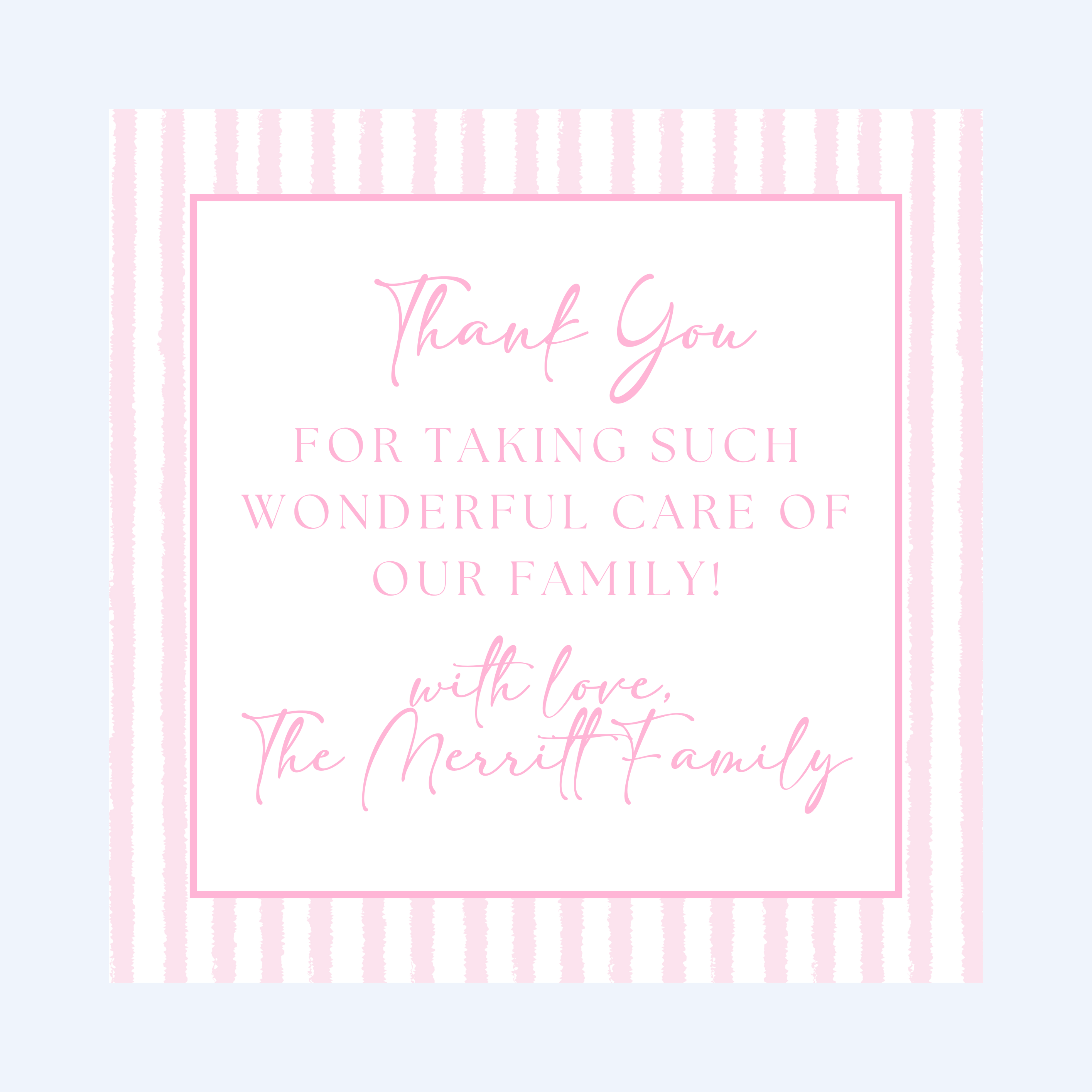 It's A Girl! Nurse Enclosure Card (Set of 12)