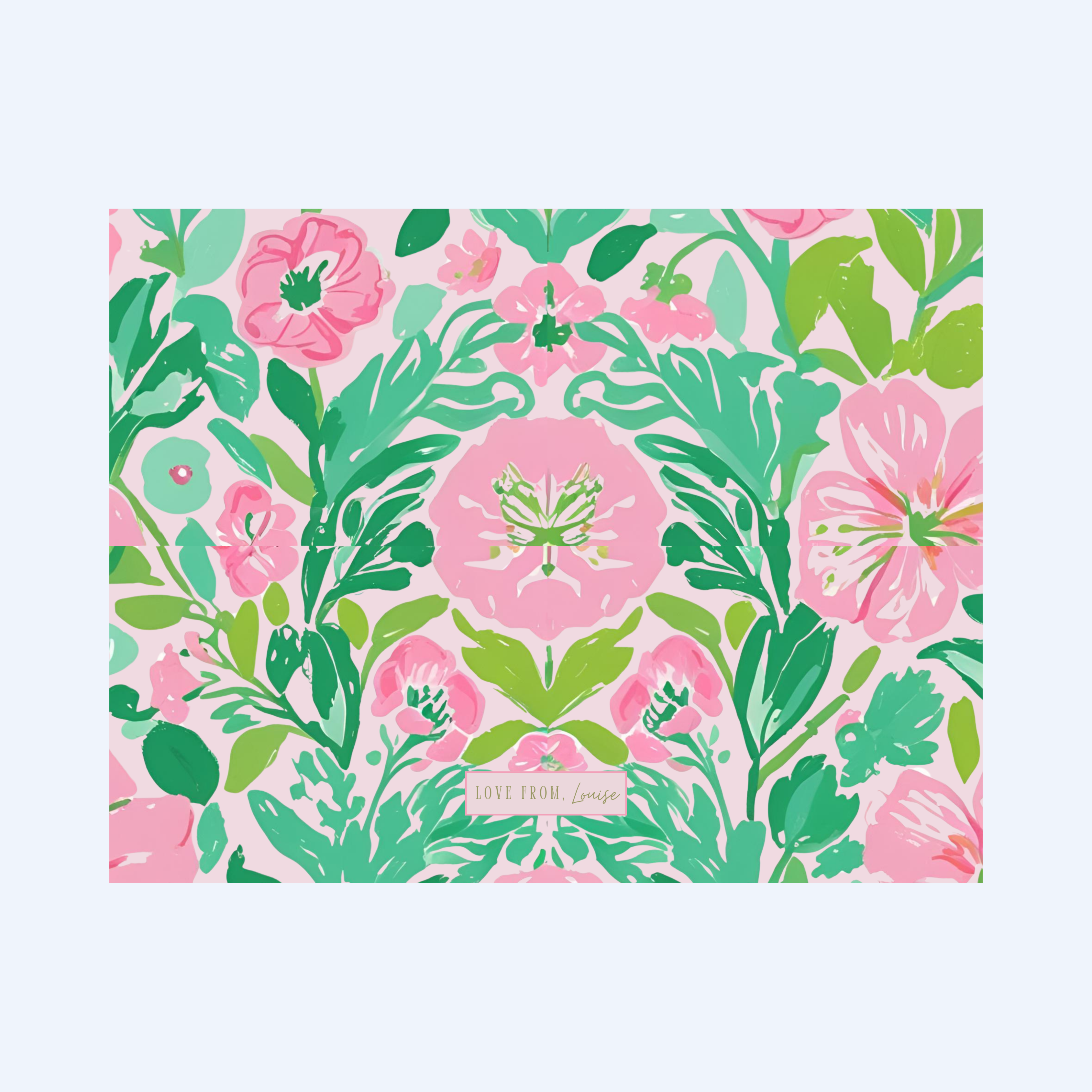 Flowers For You Thank You Card (Set of 20)