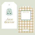 Green Jacket Gift Tag (Set of 24)