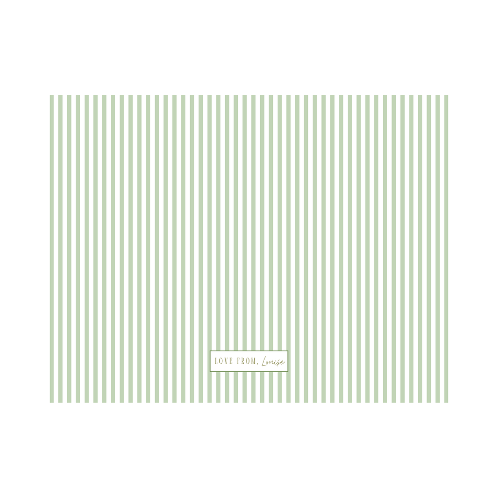 Heirloom Stripe Thank You Card (Set of 20)
