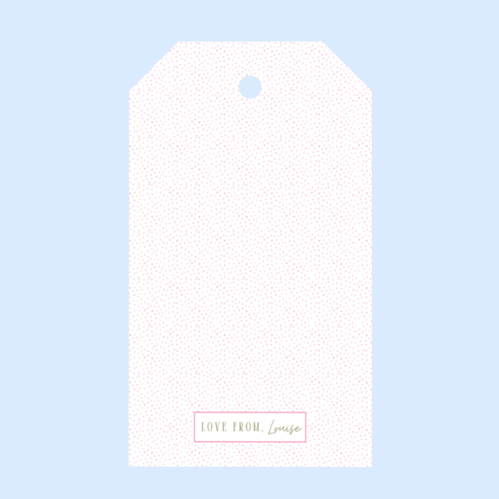 With My Complements Monogram Gift Tag (Set of 24)