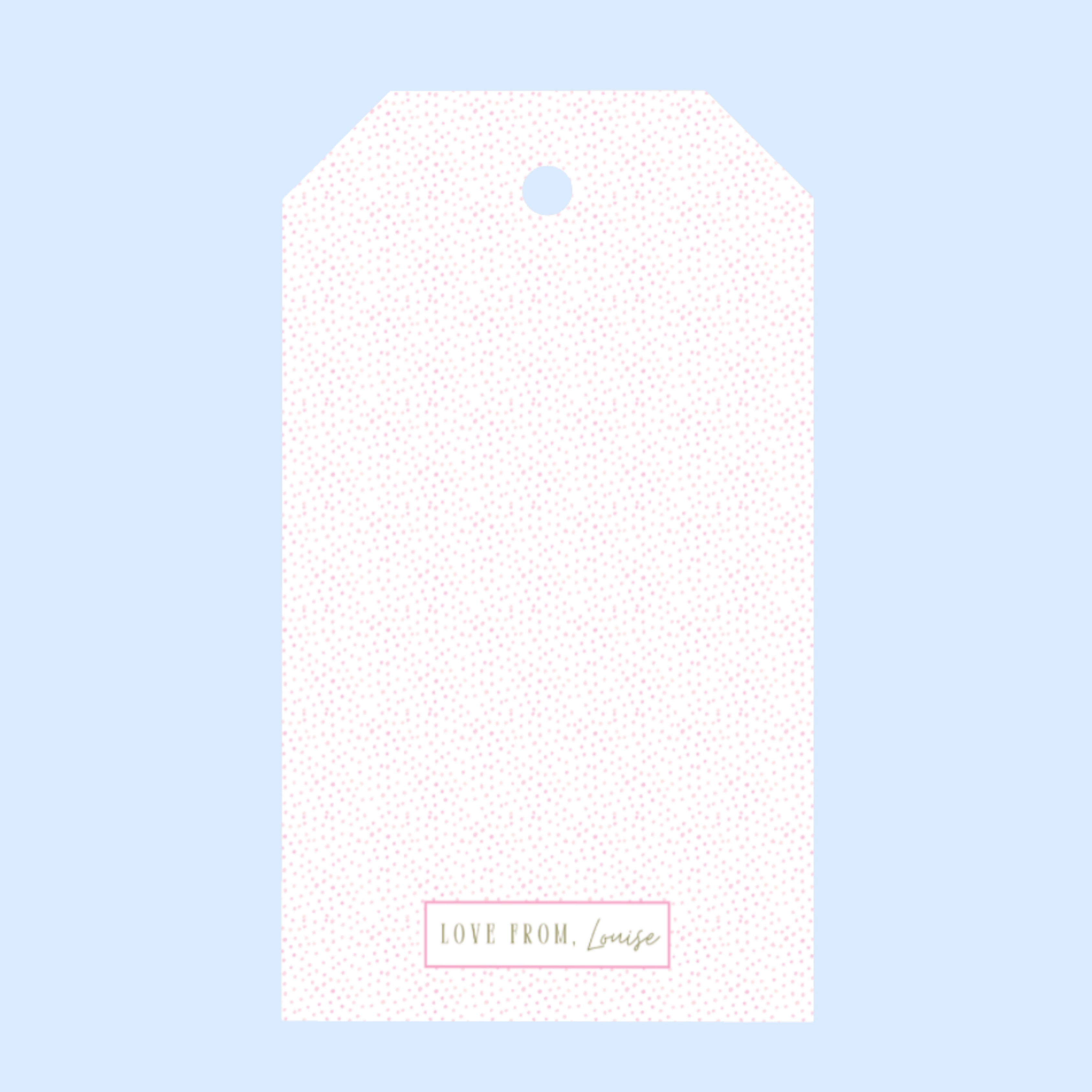 With My Complements Monogram Gift Tag (Set of 24)