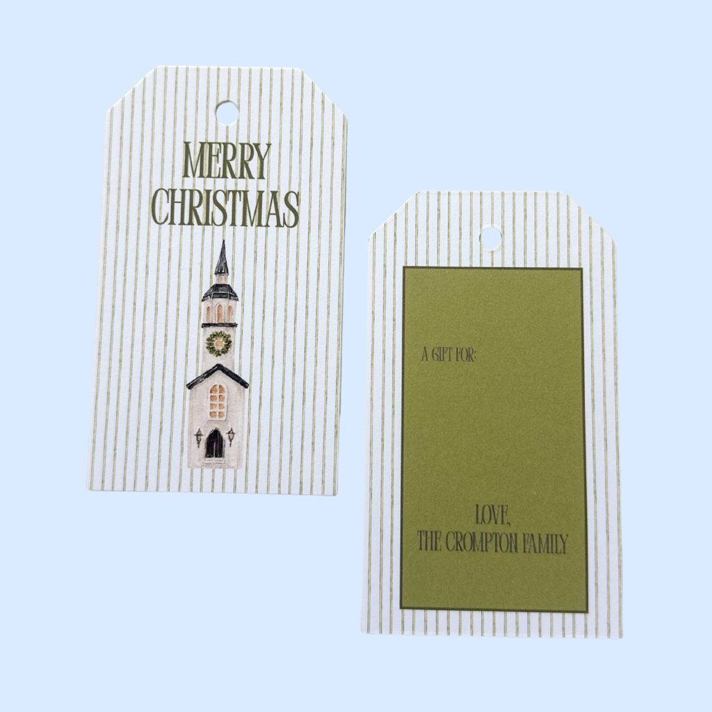 Church On Sunday Gift Tag (Set of 24)