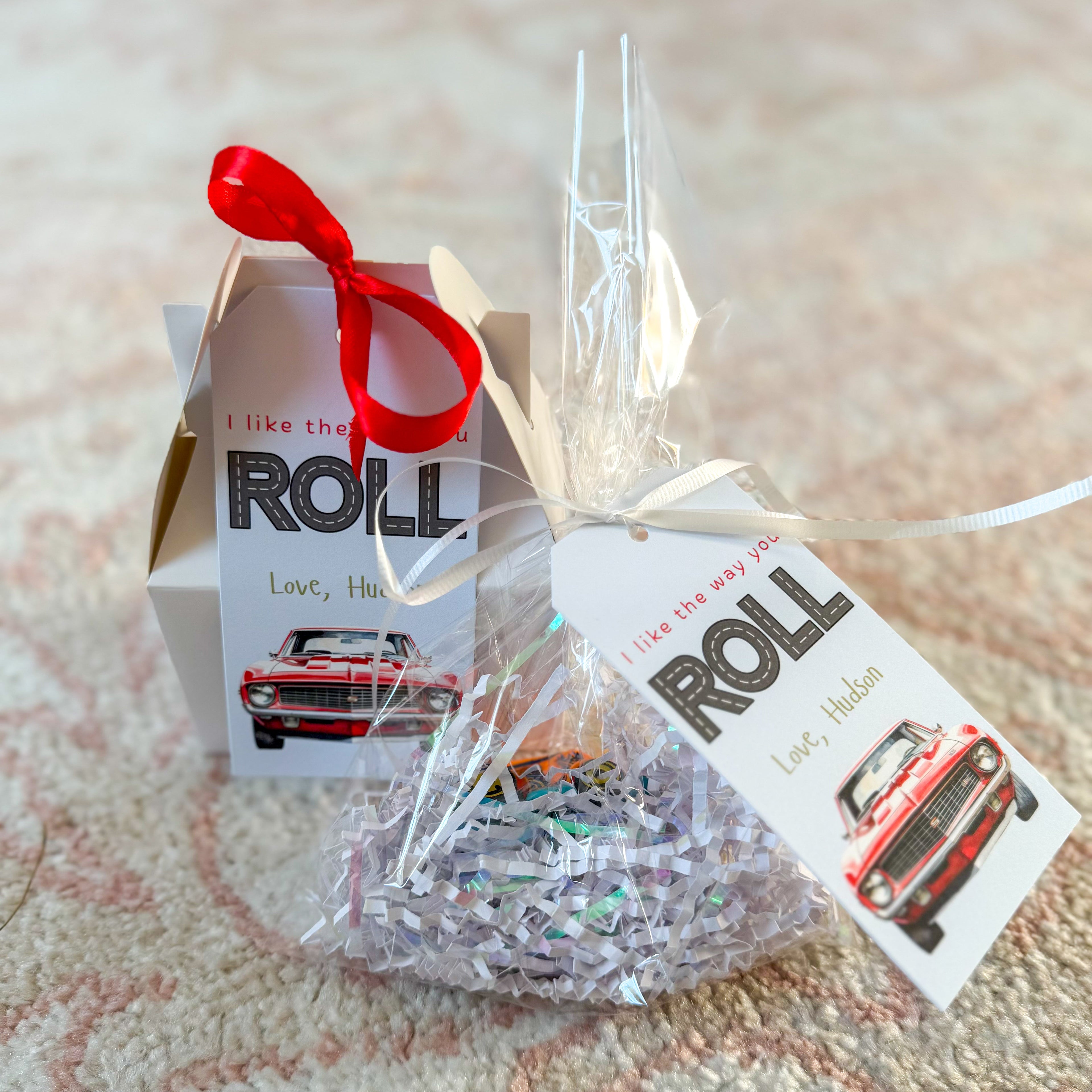 I Like The Way You Roll Valentines (Set of 12)