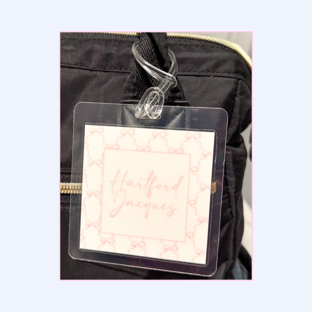 Baby Girl Diaper Bag Name Tag